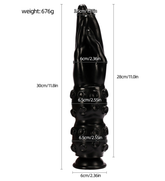 Simulated Hand suction cup anal plug